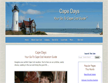 Tablet Screenshot of affordable-cape-cod-vacations.com